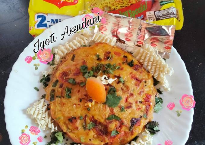 Recipe of Any-night-of-the-week Maggi veg Omelette - Trying New Recipes