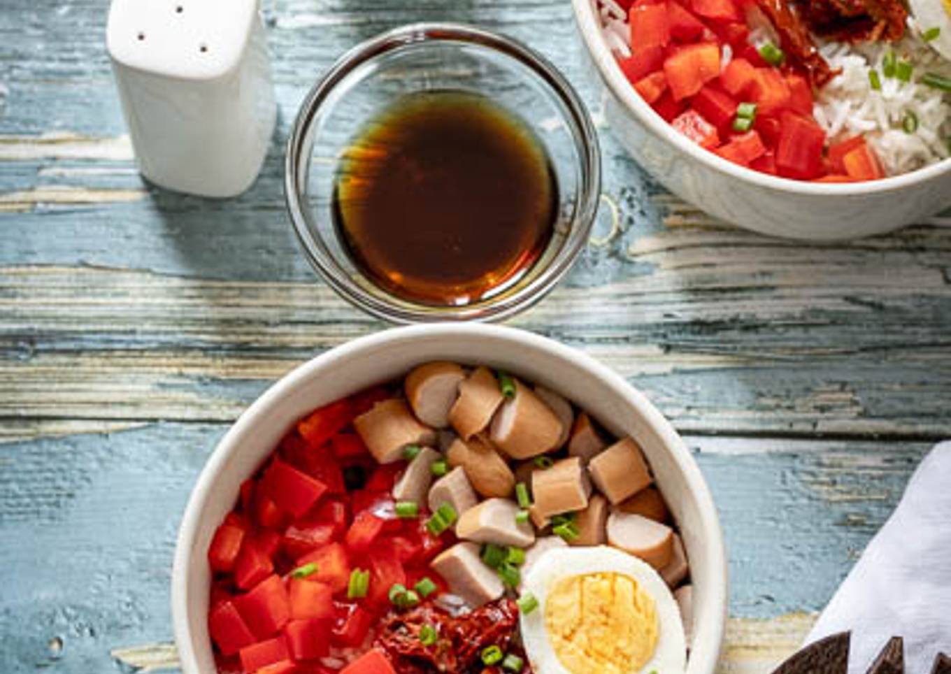 Easiest Way to Prepare Homemade Salade de riz aux saucisses