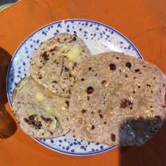 Una foto de Chapatis