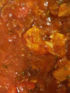Una foto de Salsa de Gambones y Setas