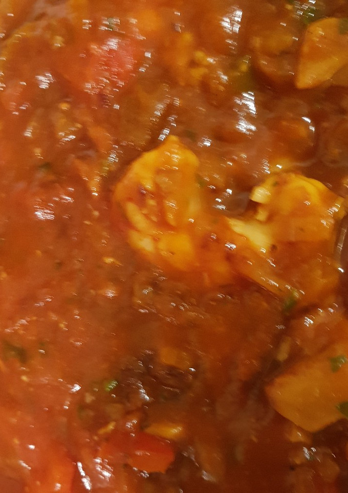 Una foto de Salsa de Gambones y Setas