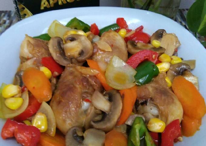 Resep Stir Fried Drumstick With Vegetables, Lezat Sekali