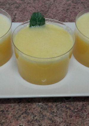 Foto principal de Batido de piña y naranja *receta sana y rápida