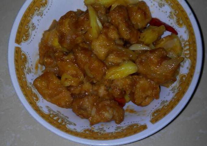 Resep Ayam Asam Manis Pedas, Sempurna