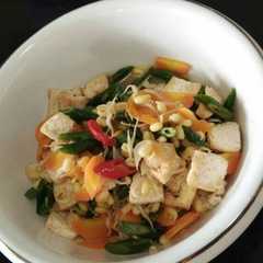 A picture of Tumis Tauge Tahu WarnaWarni.