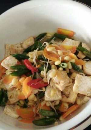 Foto resep Tumis Tauge Tahu WarnaWarni