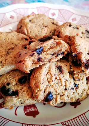 Una foto de Galletitas Keto de mantequilla de maní, sin harinas! (bien húmedas!)