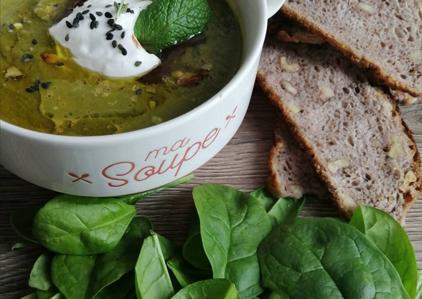 Soupe vegan🍲 légumes d'automne🥕🥦🥬🌶️