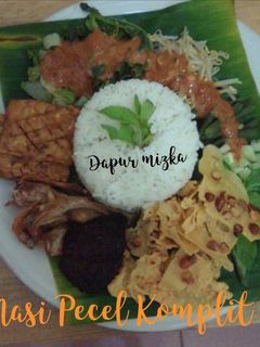 Foto resep Nasi pecel komplit