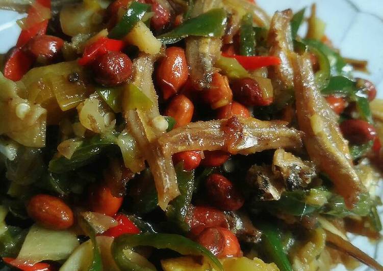 Resep: Teri Kacang Cabe ijo yang Renyah