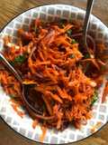 Middle Eastern inspired carrot salad
