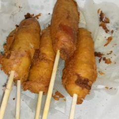 A picture of Corn dogs.