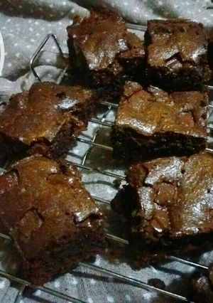 Foto resep Double Chocolate Brownies ala Starbucks