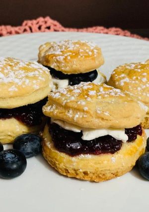 Una foto de Scones dulces