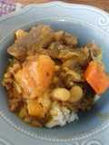 Estofado de carne con poroto de manteca