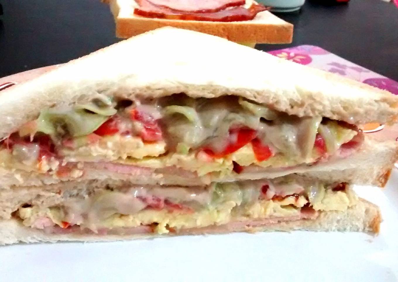 Sandwich (dengan saus ketimun Mayo)