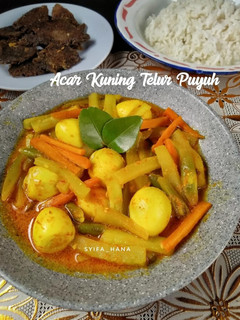 Foto resep Acar Kuning Telur Puyuh #week20