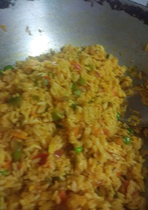 A picture of Vegetable pulao.