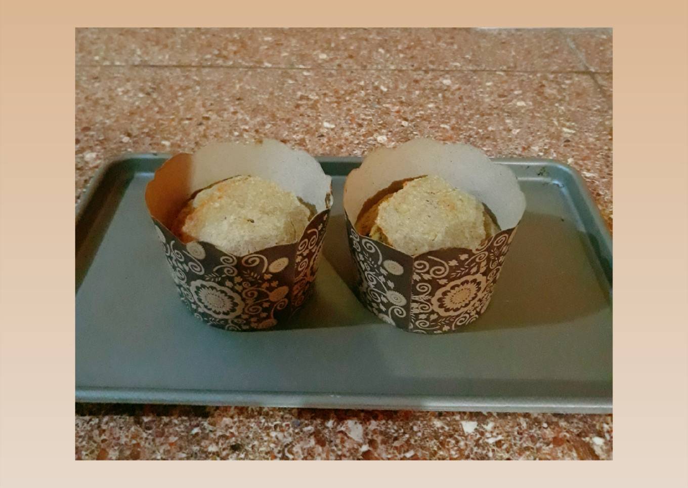 Cupcake 3 bahan (diet edition)