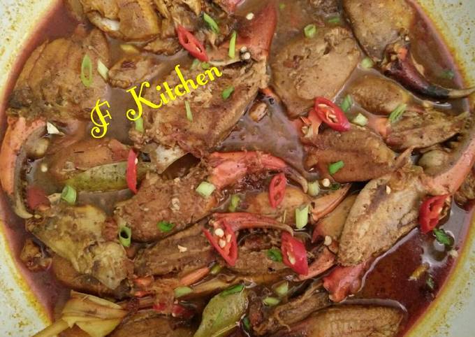 Rendang capit kepiting Instan (bumbu Indofood)