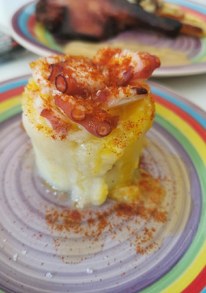 Una foto de Coulant de pulpo a la gallega