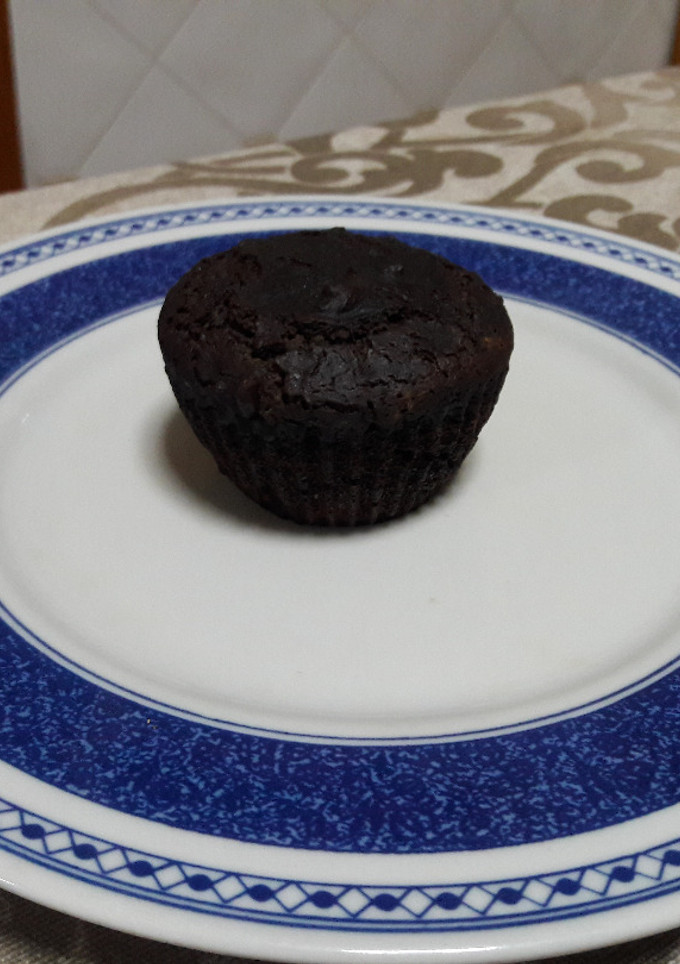 Una foto de Magdalenas de algarroba sin gluten veganas