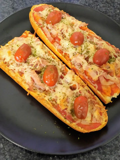Foto principal de Pan pizza de bacon y queso