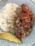 Chatas encebolladas con bacon