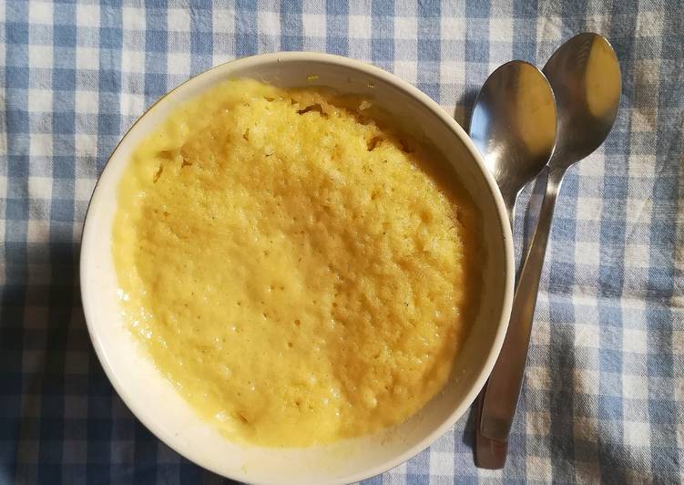 Bolo de Limão na caneca para dois