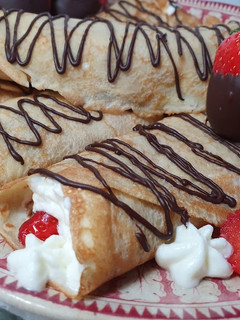 Una foto de *Crepes de Fresas*