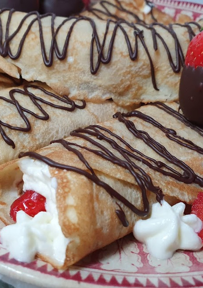 Una foto de *Crepes de Fresas*