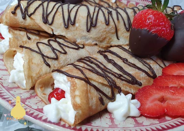*Crepes de Fresas*