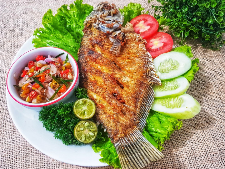 Anti Ribet, Memasak Gurame goreng sambal matah Ekonomis Untuk Dijual