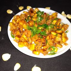 A picture of Crispy fried sweet corn.