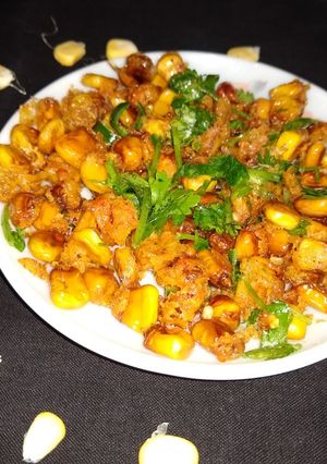 A picture of Crispy fried sweet corn.