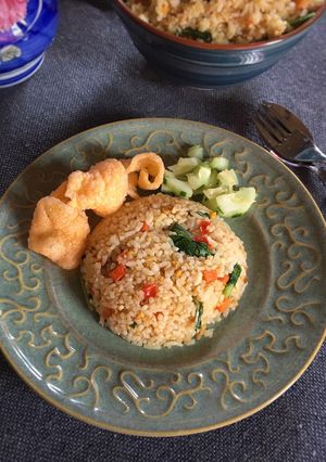 Foto resep Nasi goreng cina ala ummu felisha😄