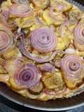 Fig, Red Onion, Goat Cheese, and Bacon Tarte Tatin