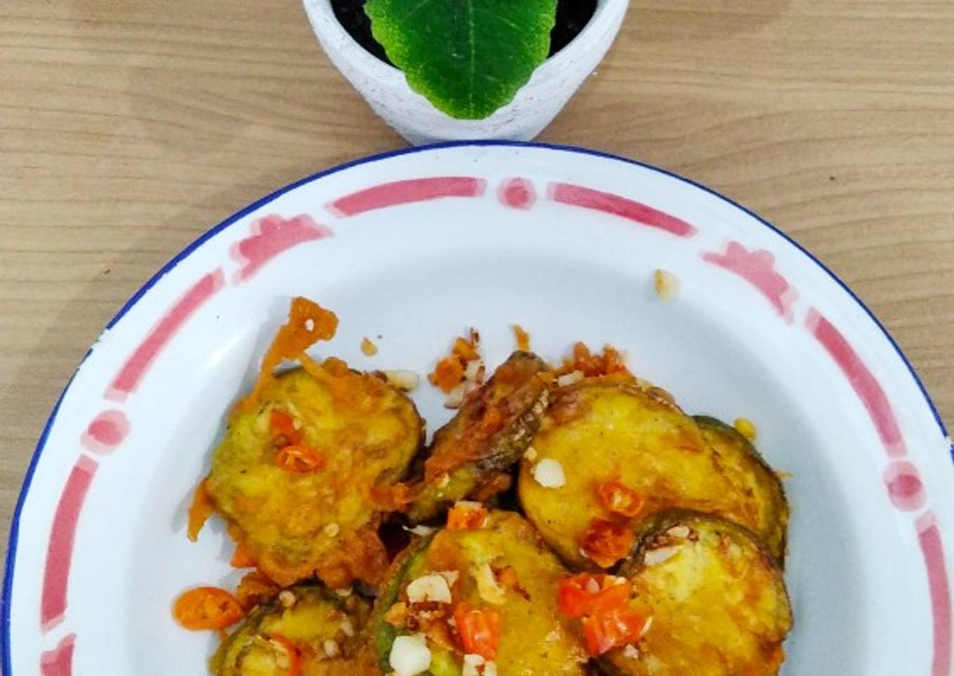 Terong crispy cabai garam