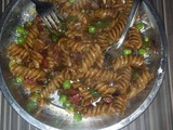 स्पाइसी वेज पास्ता (Spicy Veg pasta recipe in hindi)