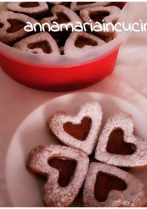 Foto di Cuori di frolla al cacao