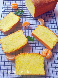 Foto resep Orange Sponge Cake (sponge cake jeruk)