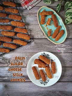 Foto resep Palm Sugar Cheese Stick Cookies