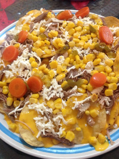 Una foto de Súper nachos