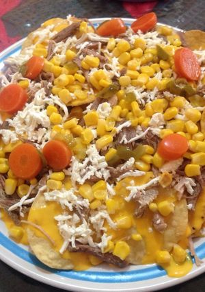 A picture of Super Nachos.