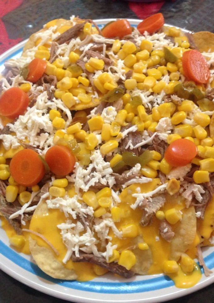 Una foto de Súper nachos
