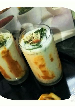A picture of Gulkand Pan Lassi.