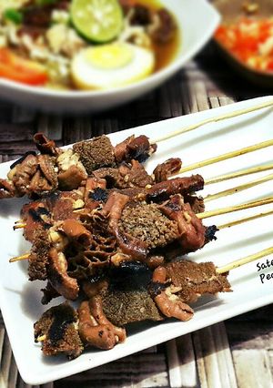 Foto resep Sate Babat dan Usus Sapi Pedas Manis Super Empuk