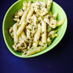A picture of Pesto Chicken Penne.