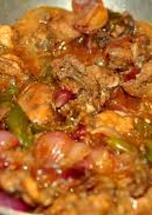 A picture of Chilli chicken.