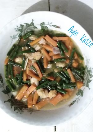 Foto resep 07. Tumis kacang panjang wortel